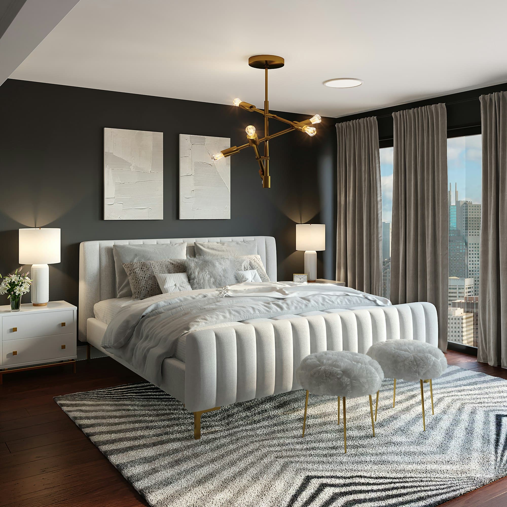 Calm bedroom